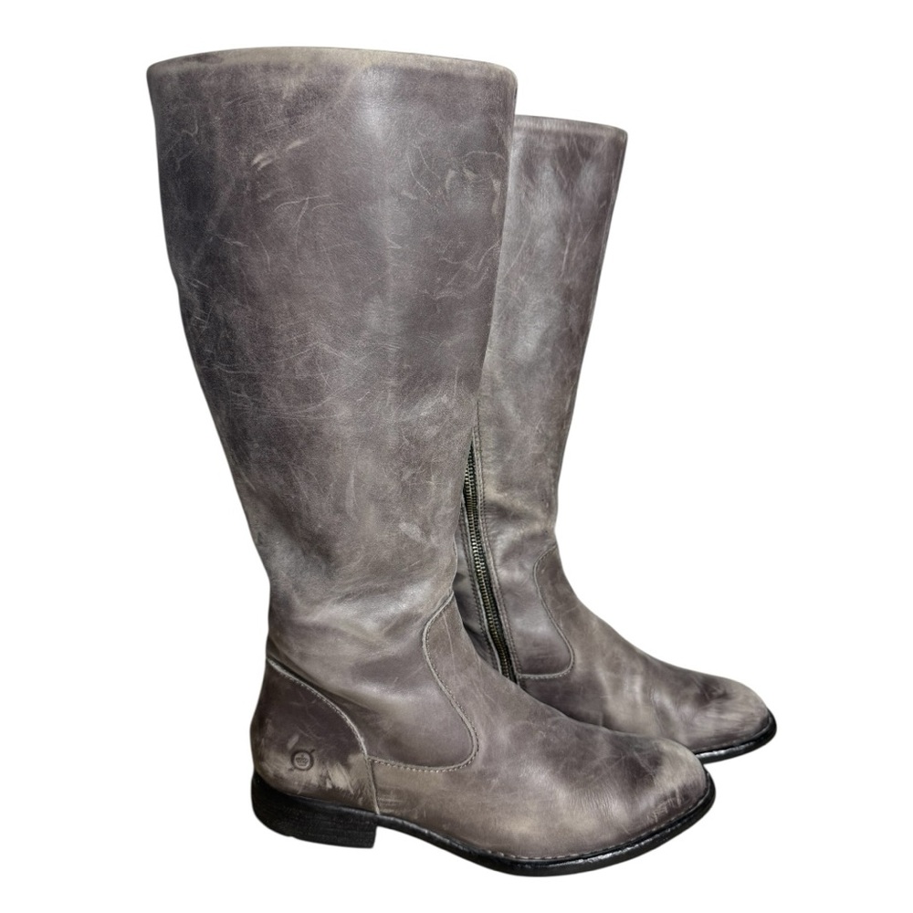 Born North Distressed Riding Boot